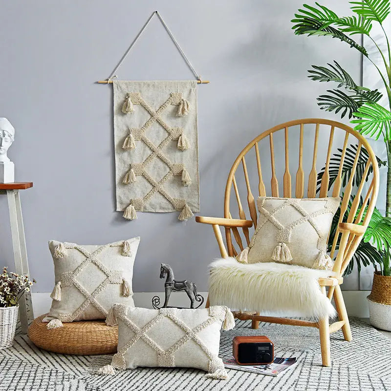 Hand-tufted pillowcase - Kitchen Outlet Store Home