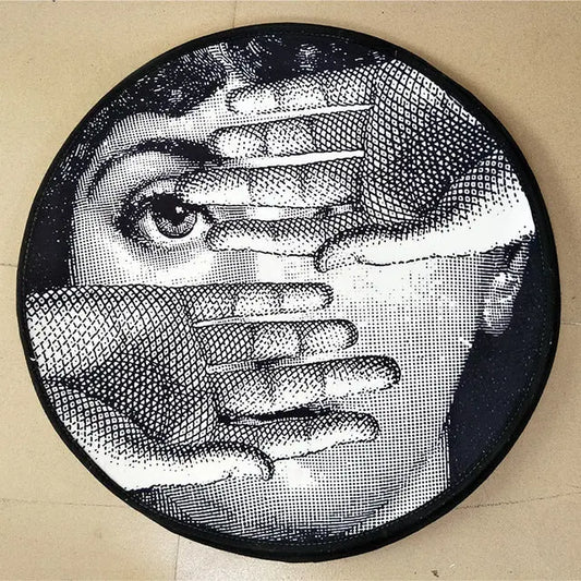 Carpet Circular Living Room Doormat Face Kitchenoutletstorehome
