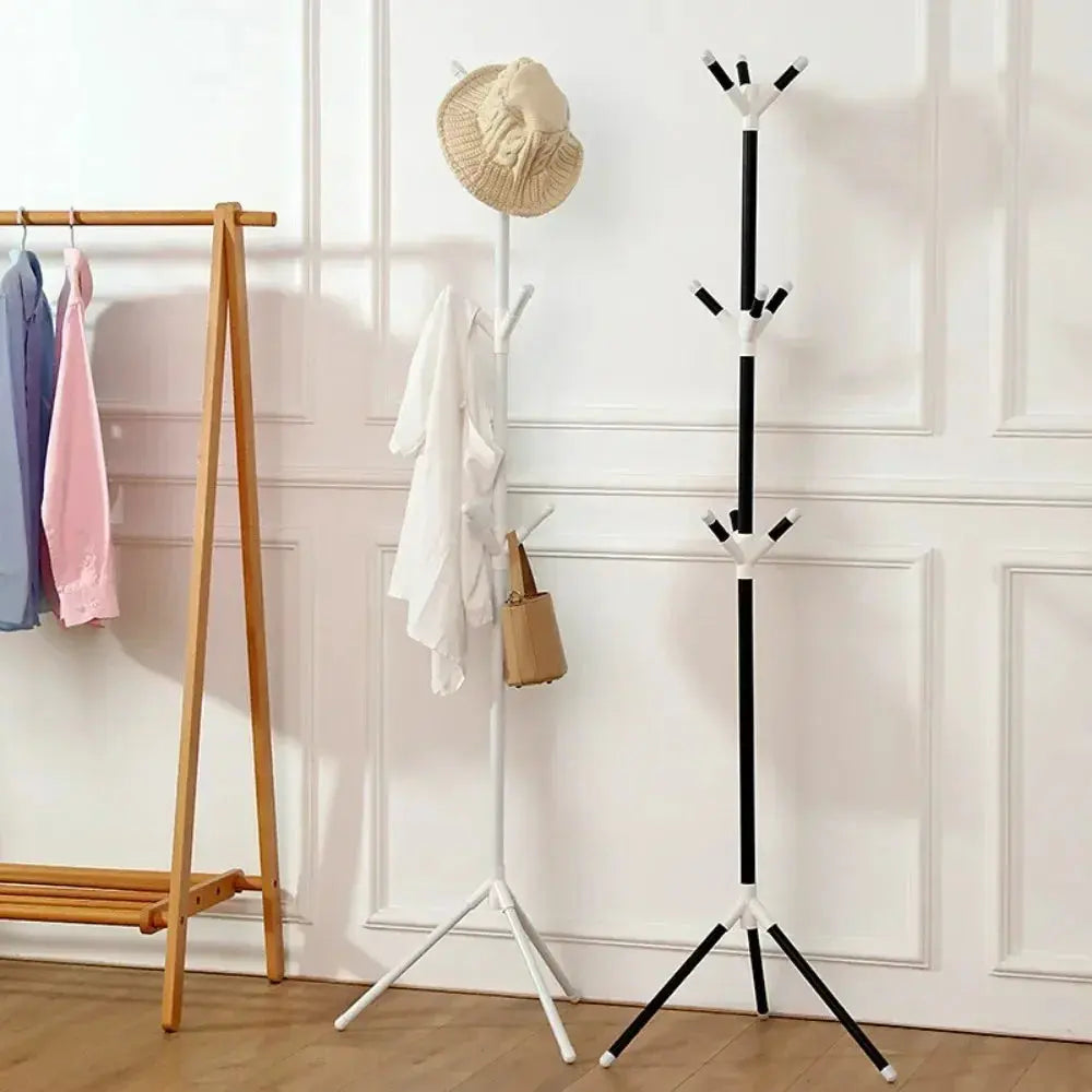 Clothes and Hats Rack Floor To Floor Bedroom Coat Hook Bedroom Vertical Tree Branch Shape Holder Hat Scarf Handbag Storage Hange Kitchen Outlet Store Home