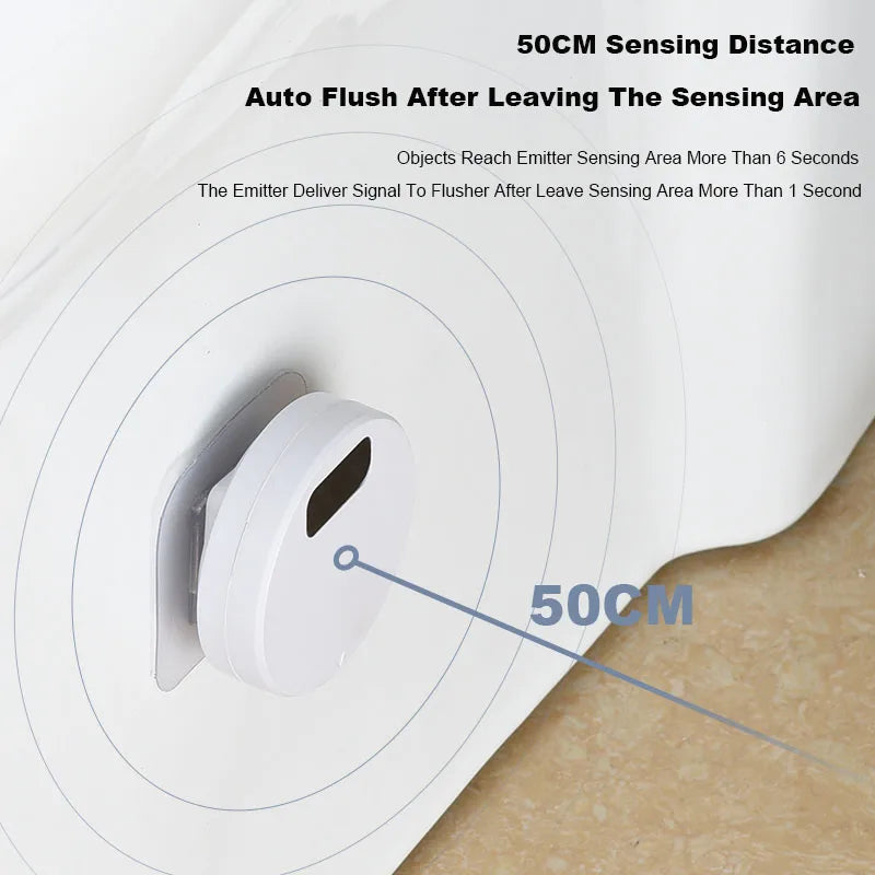 Automatic Toilet Flush Button Smart Kit Smart Toilet Flushing Sensor