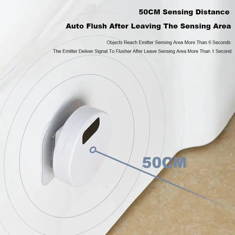 Automatic Toilet Flush Button  Smart  Kit Smart Toilet Flushing Sensor - Kitchen Outlet Store Home
