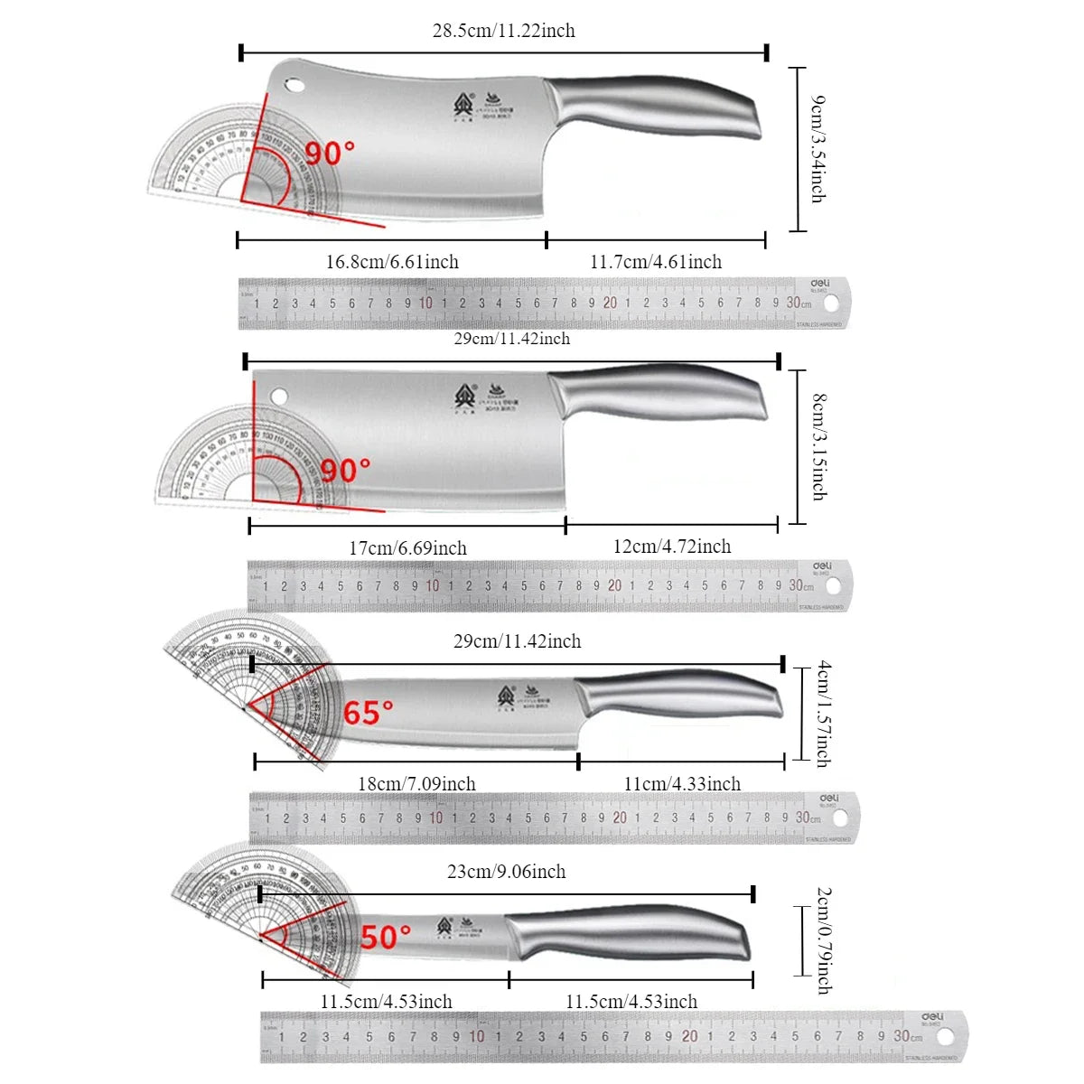 All steel knife set kitchen home High quality materials 304