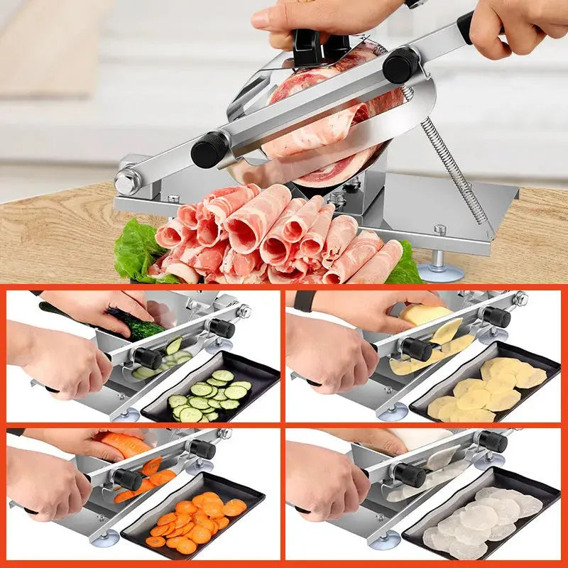1PC Stainless Steel Lamb Roll Slicer Meat Slicer Potato Slicer - Kitchen Outlet Store Home