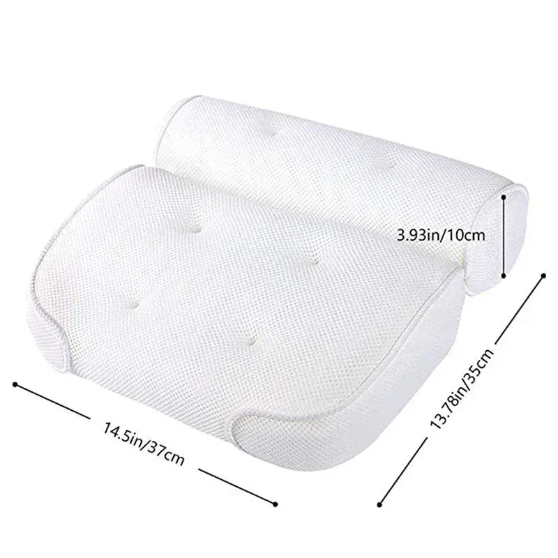 Bathtub Pillow with Suction Cups - Kitchen Outlet Store Home