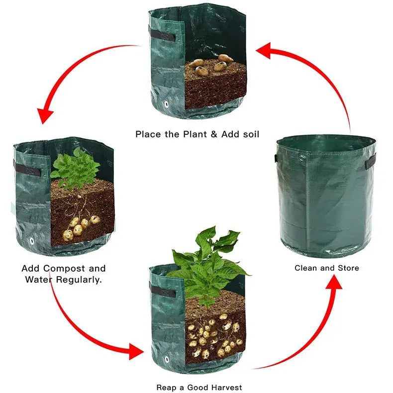 Gardening Fabric Grow Bags - Kitchen Outlet Store Home