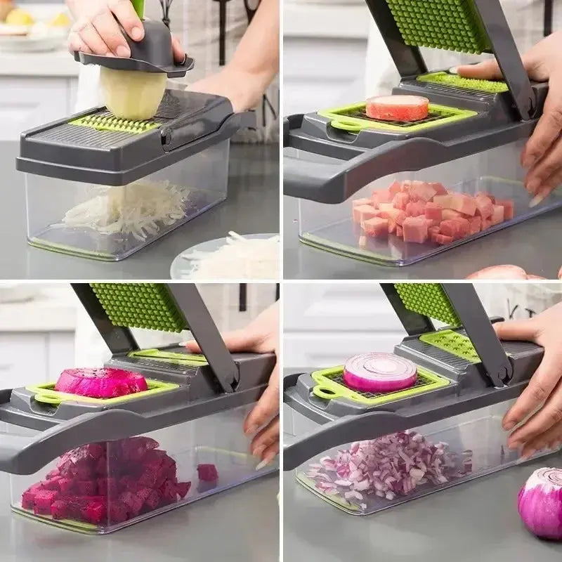 14/16 in 1 Multifunctional Vegetable Chopper - Kitchen Outlet Store Home