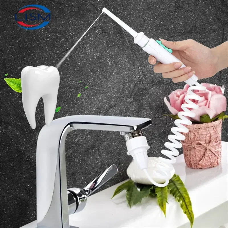 Dental Water Flosser Faucet Oral Irrigator Floss Dental