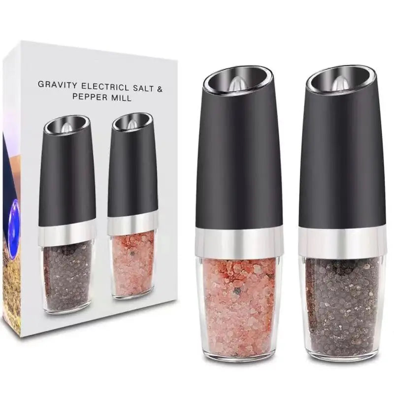 Automatic Electric Salt and Pepper Grinder Set