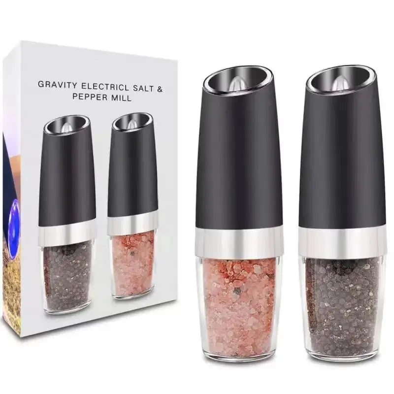 Automatic Electric Salt and Pepper Grinder Set - Kitchen Outlet Store Home