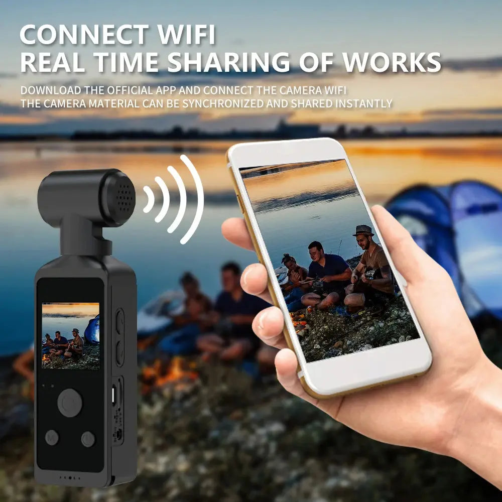 1080P 4K WiFi Full HD Camera 270 Rotatable Mini Camcorders Outdoor Sports - Kitchen Outlet Store Home