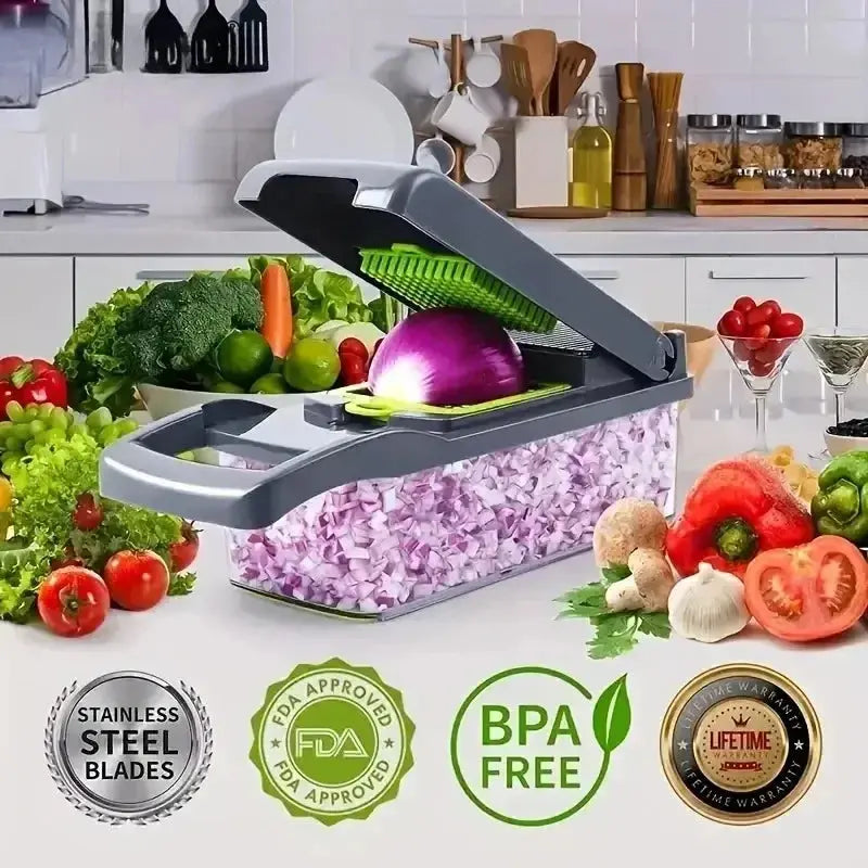 14/16 in 1 Multifunctional Vegetable Chopper - Kitchen Outlet Store Home