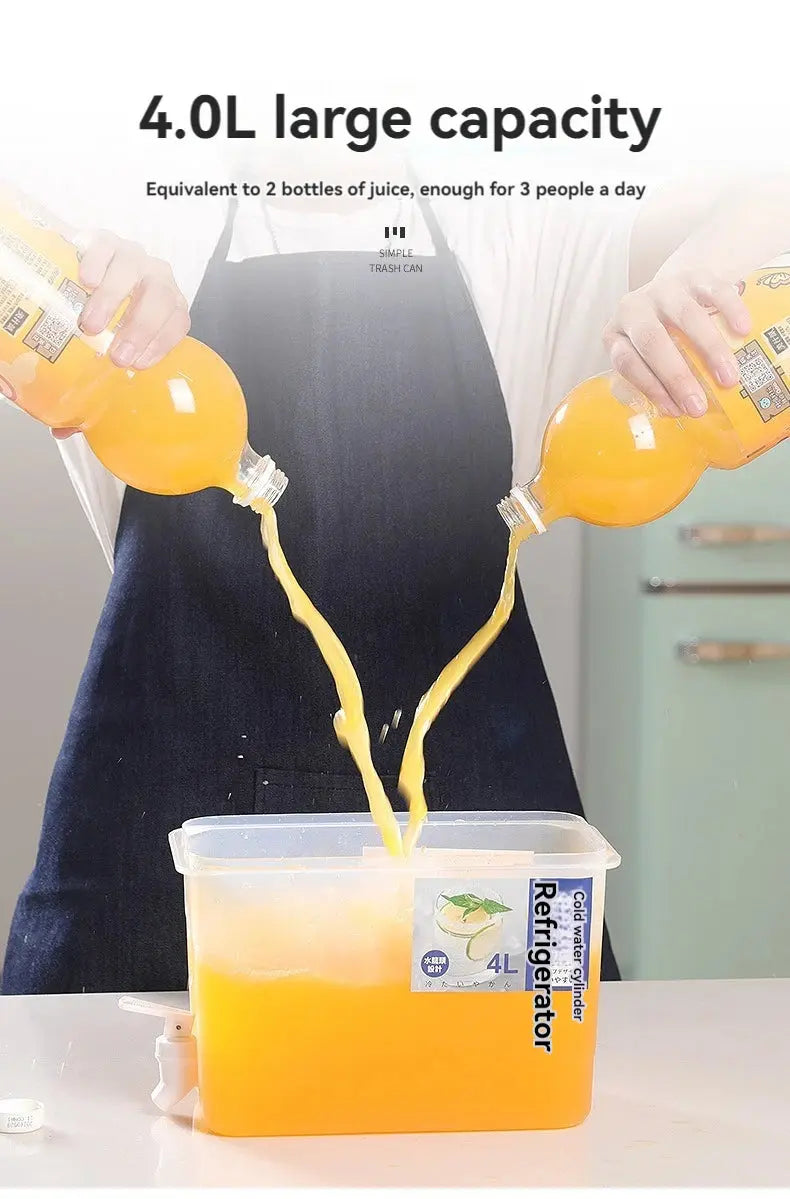 3/4L Water Kettle with Faucet Beverage Dispenser Cold Juice Lemon Drinks - Kitchen Outlet Store Home