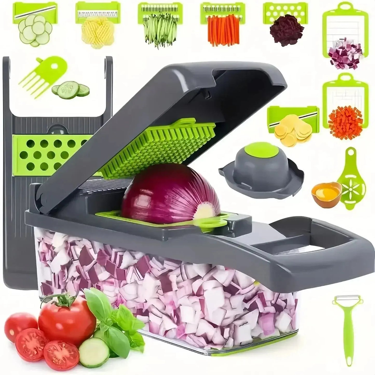 14/16 in 1 Multifunctional Vegetable Chopper - Kitchen Outlet Store Home