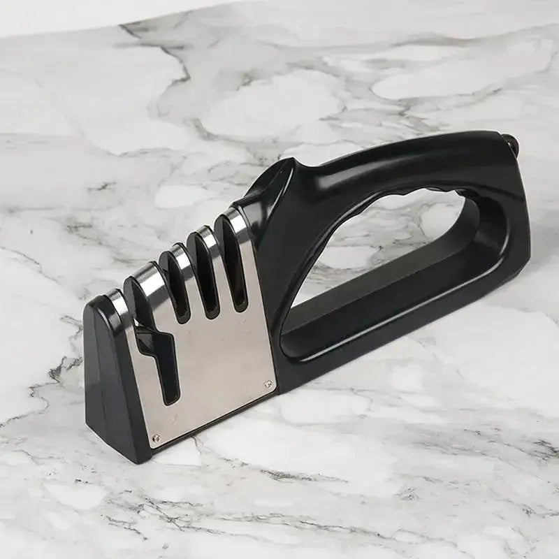 Kitchen 4 Segment Knife Sharpener Multifunctional Portable Non-slip Base Knife Sharpener Household Kitchen Gadgets Accessories Kitchen Outlet Store Home