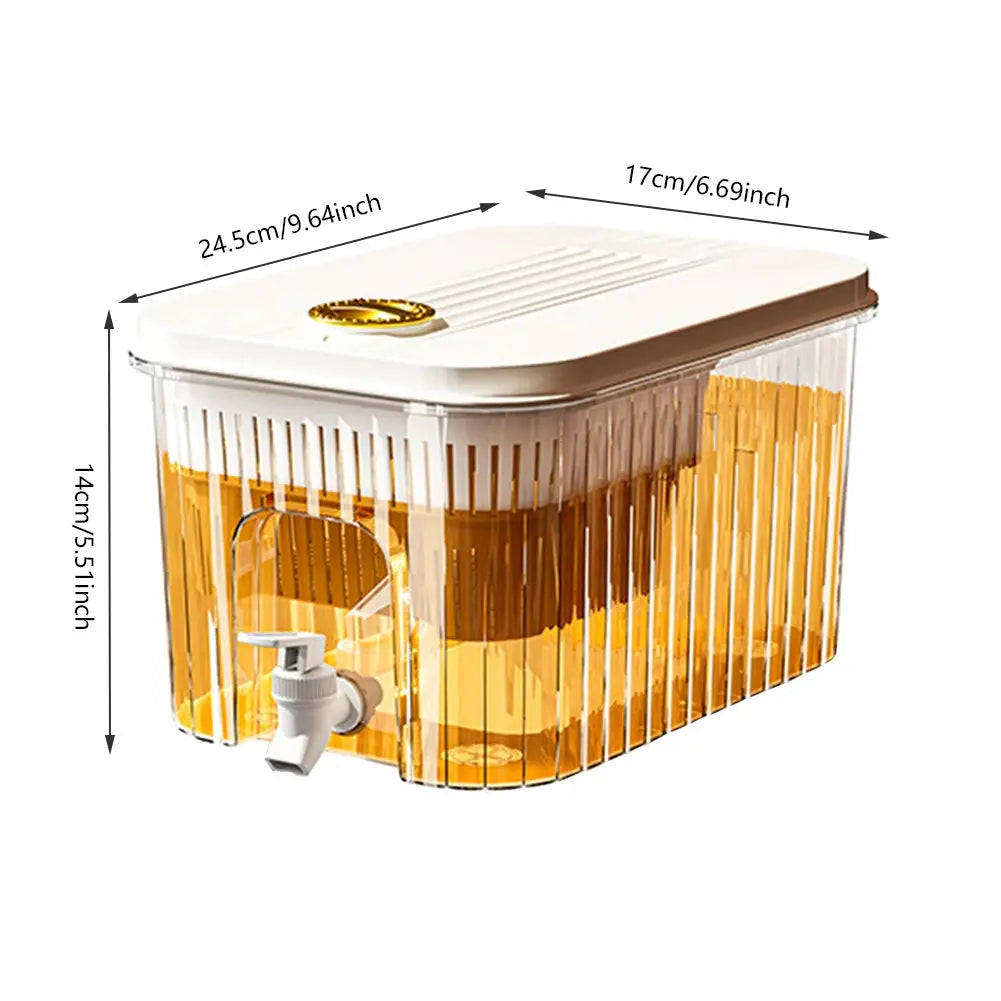 4.5L Juice Jug Beverage Gallon Cold Water Pitcher Large Cold Kettle - Kitchen Outlet Store Home