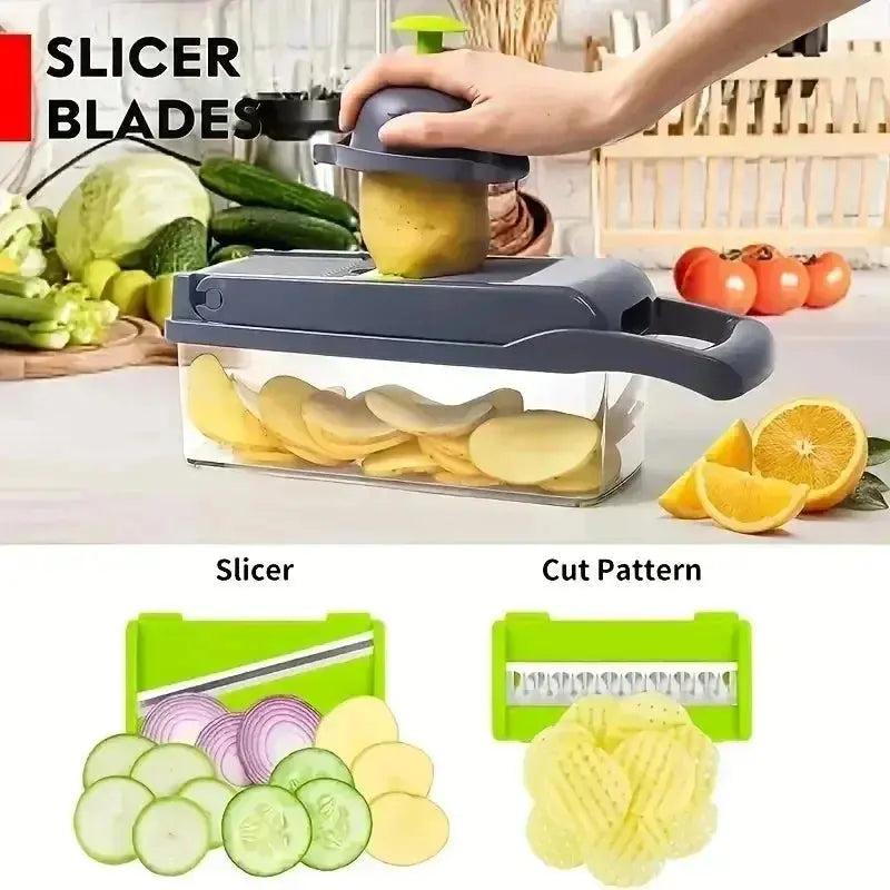 14/16 in 1 Multifunctional Vegetable Chopper - Kitchen Outlet Store Home