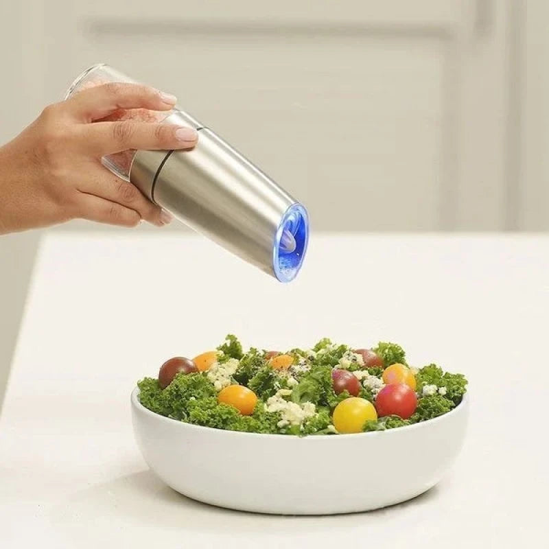 Automatic Electric Salt and Pepper Grinder Set