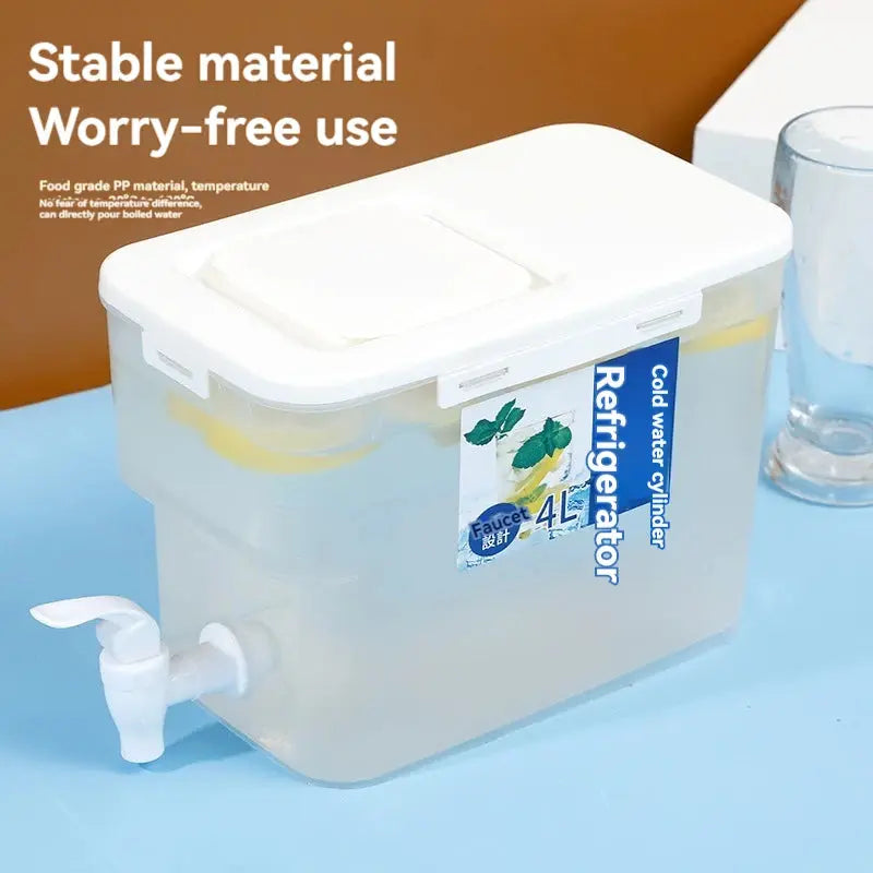 3/4L Water Kettle with Faucet Beverage Dispenser Cold Juice Lemon Drinks - Kitchen Outlet Store Home