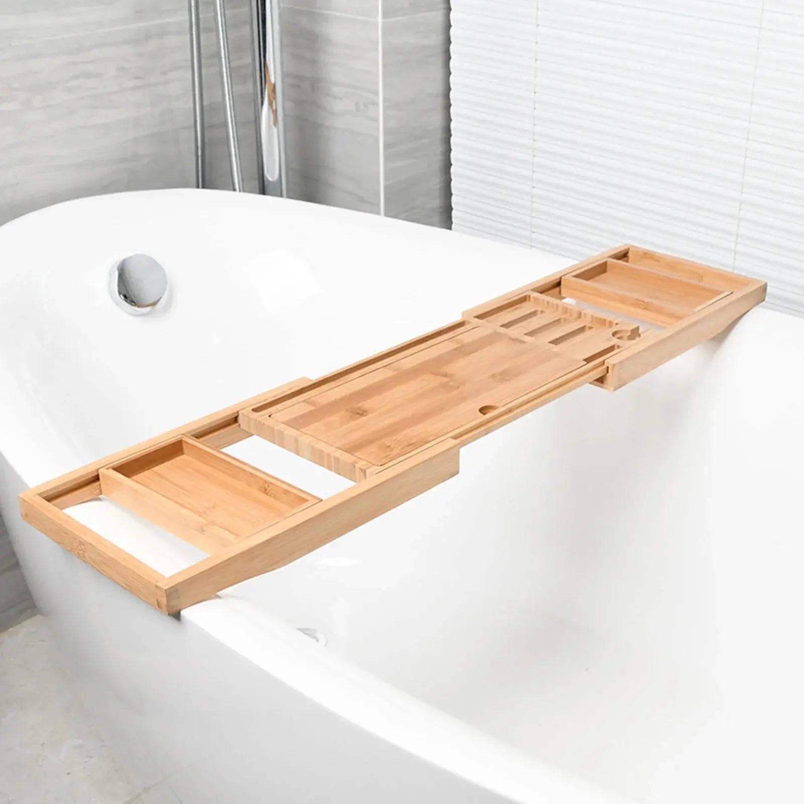 Expandable Luxury Wooden Bathtub Tray - Kitchen Outlet Store Home