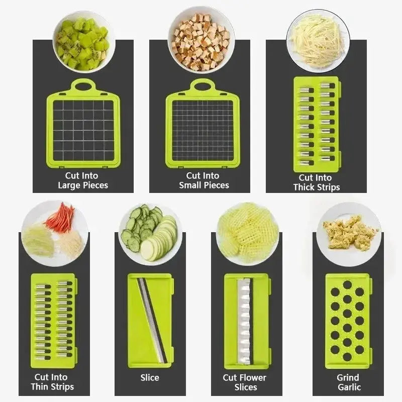 14/16 in 1 Multifunctional Vegetable Chopper - Kitchen Outlet Store Home