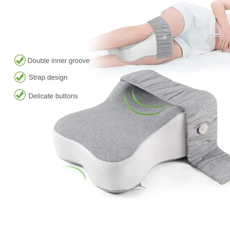 Foot Pillow Strap Adjustable Side Sleeping Knee Leg Pillow