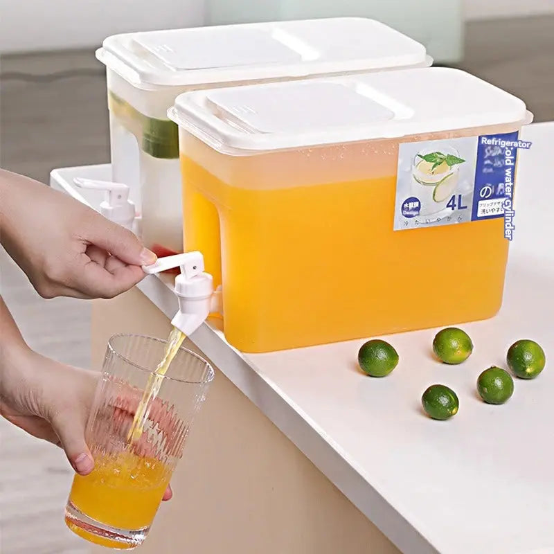3/4L Water Kettle with Faucet Beverage Dispenser Cold Juice Lemon Drinks - Kitchen Outlet Store Home