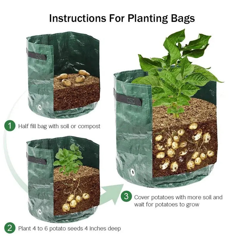Gardening Fabric Grow Bags - Kitchen Outlet Store Home