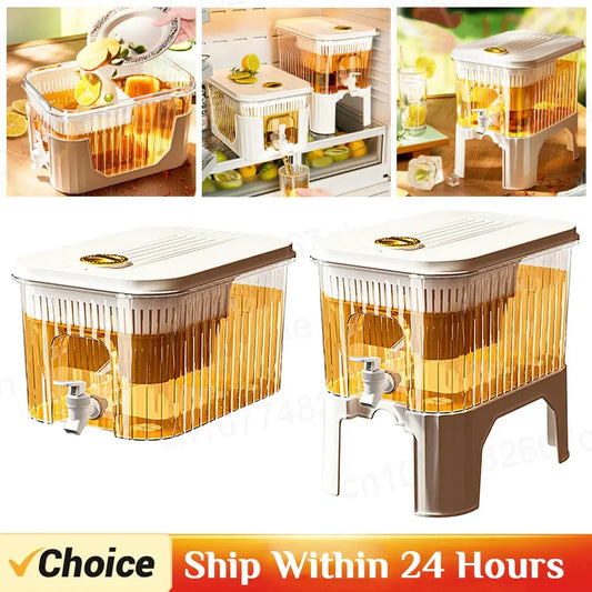 4.5L Juice Jug Beverage Gallon Cold Water Pitcher Large Cold Kettle - Kitchen Outlet Store Home