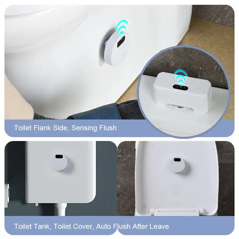 Automatic Toilet Flush Button  Smart  Kit Smart Toilet Flushing Sensor - Kitchen Outlet Store Home