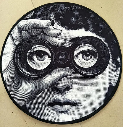 Carpet Circular Living Room Doormat Face Kitchenoutletstorehome