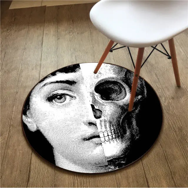 Carpet Circular Living Room Doormat Face Kitchenoutletstorehome