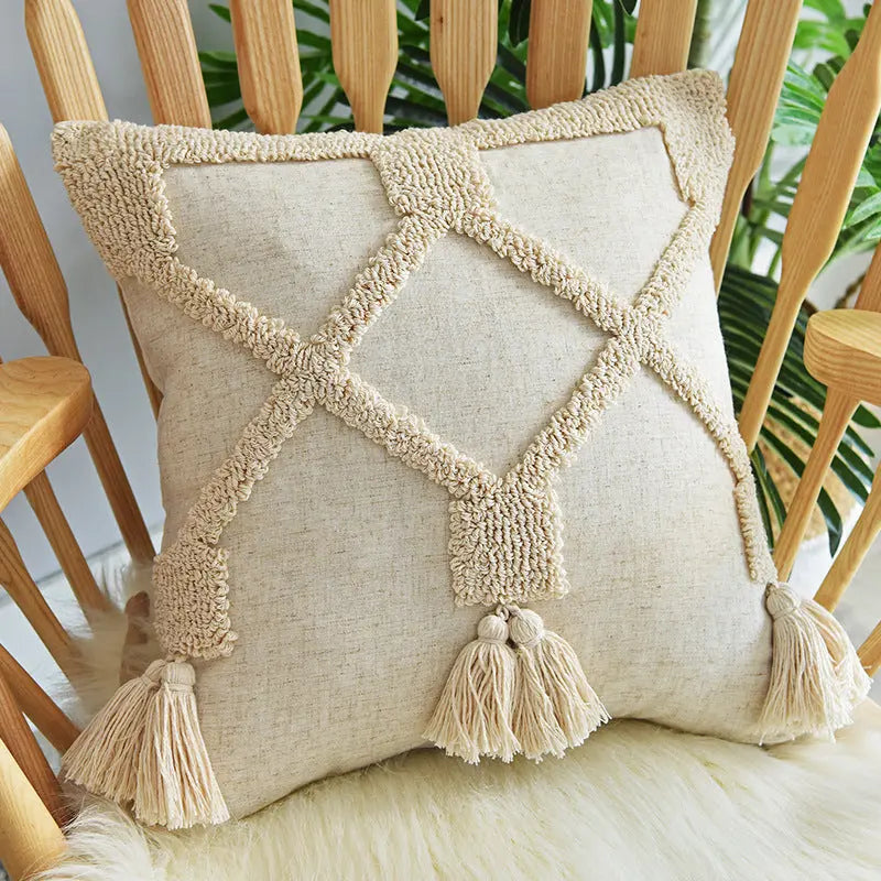 Hand-tufted pillowcase - Kitchen Outlet Store Home