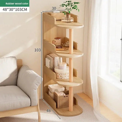 Bedroom bedside clip gap storage shelf storage cabinet small bookshelf floor rack Kitchen Outlet Store Home