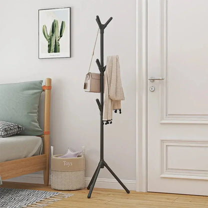 Clothes and Hats Rack Floor To Floor Bedroom Coat Hook Bedroom Vertical Tree Branch Shape Holder Hat Scarf Handbag Storage Hange Kitchen Outlet Store Home