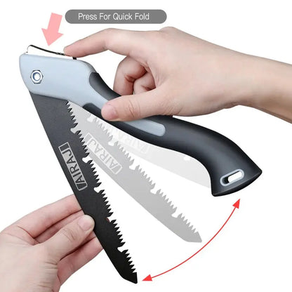 AIRAJ Folding Saw Woodworking Folding hacksaw Multifunction Cutting Wood Sharp Camping Garden Prunch Saw Tree Chopper Knife Hand - Kitchen Outlet Store Home