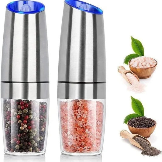 Automatic Electric Salt and Pepper Grinder Set