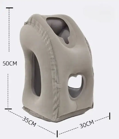 Upgraded Inflatable Air Cushion Travel Pillow Headrest