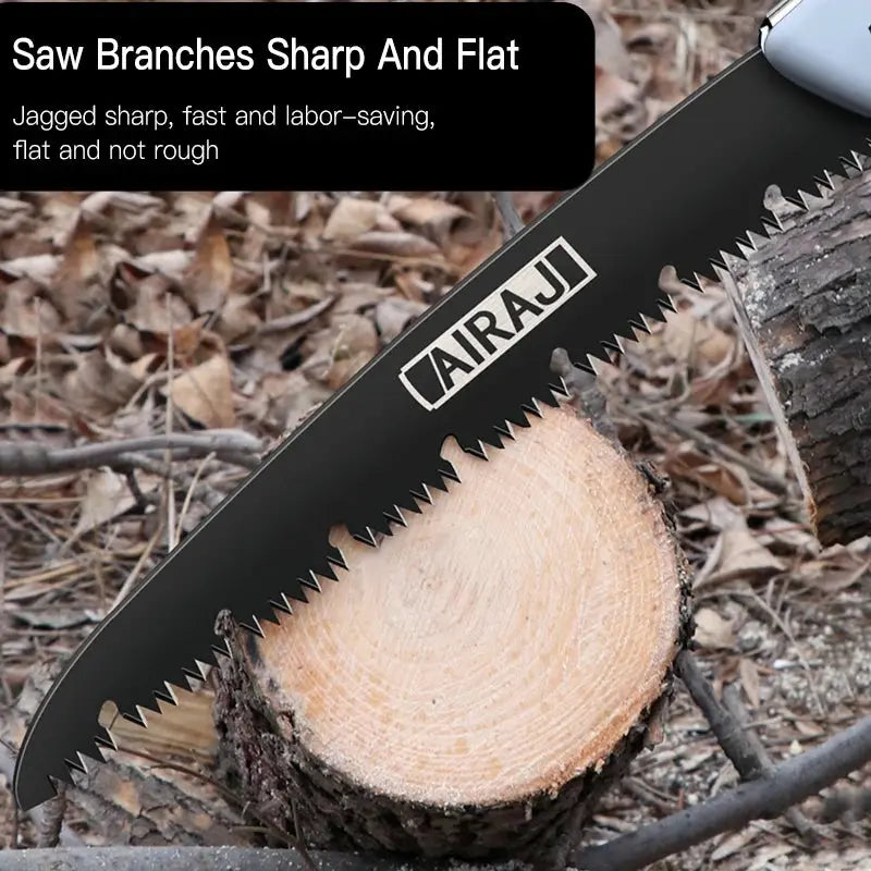 AIRAJ Folding Saw Woodworking Folding hacksaw Multifunction Cutting Wood Sharp Camping Garden Prunch Saw Tree Chopper Knife Hand - Kitchen Outlet Store Home