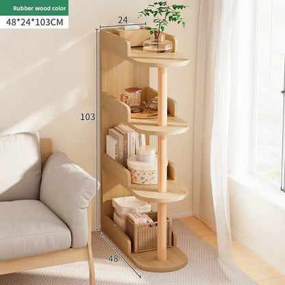 Bedroom bedside clip gap storage shelf storage cabinet small bookshelf floor rack Kitchen Outlet Store Home