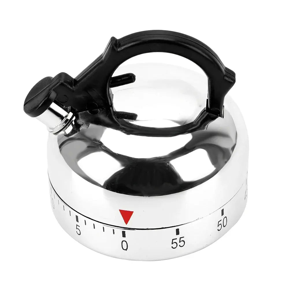 Kitchen Tool Gadgets 60 Minutes Kitchen Timer Kettle Shape Mechanical Timer Countdown Alarm Reminder Cooking Reminders Tools Kitchen Outlet Store Home