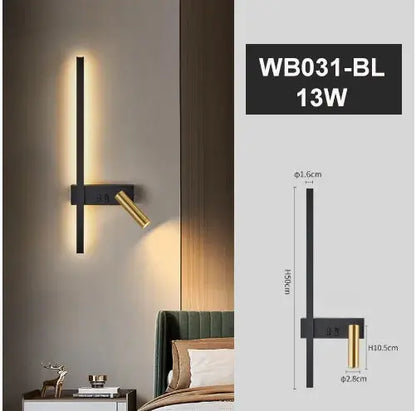 Bedroom Wall Lamp with USB Quick Charging 3W Rotatable Spotlight Reading Light Bedside for Home Decoration  Background Kitchen Outlet Store Home