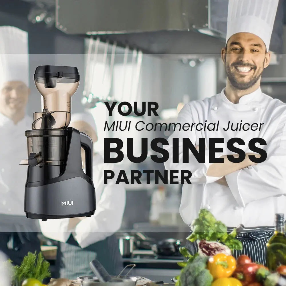 MIUI Original Juicer Commercial Juice Extractor Screw Cold Press Electric Slow Juicer Machine Flagship Easy-Clean Free 3 Filters Kitchen Outlet Store Home