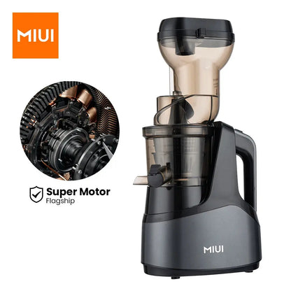 MIUI Original Juicer Commercial Juice Extractor Screw Cold Press Electric Slow Juicer Machine Flagship Easy-Clean Free 3 Filters Kitchen Outlet Store Home