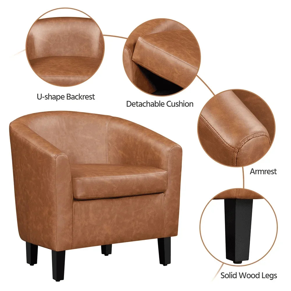 Accent Chair with Ottoman