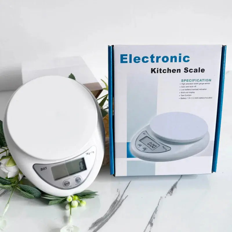 Kitchen Scale Digital Kitchen Scale - Food-Grade Stainless Steel, Multifunctional for Baking & Cooking 5kg-1g Food Scale Digital Kitchen Outlet Store Home