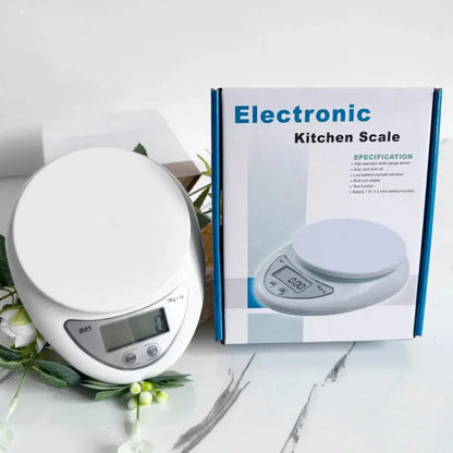 Kitchen Scale Digital Kitchen Scale - Food-Grade Stainless Steel, Multifunctional for Baking & Cooking 5kg-1g Food Scale Digital Kitchen Outlet Store Home