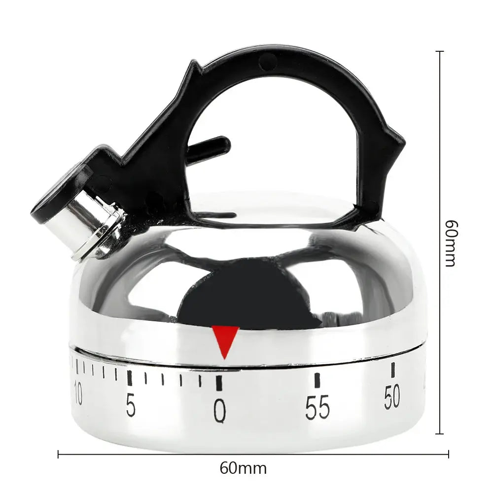 Kitchen Tool Gadgets 60 Minutes Kitchen Timer Kettle Shape Mechanical Timer Countdown Alarm Reminder Cooking Reminders Tools Kitchen Outlet Store Home