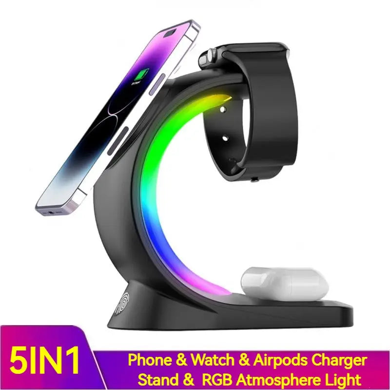 4 In 1 Magnetic Wireless Charger Fast Charging - Kitchen Outlet Store Home