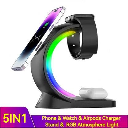 4 In 1 Magnetic Wireless Charger Fast Charging - Kitchen Outlet Store Home